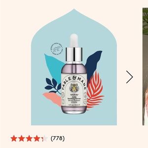 Fable and Mane,‎ Soothe & Calm Serum - Purple, new with tags 1.8 ounces